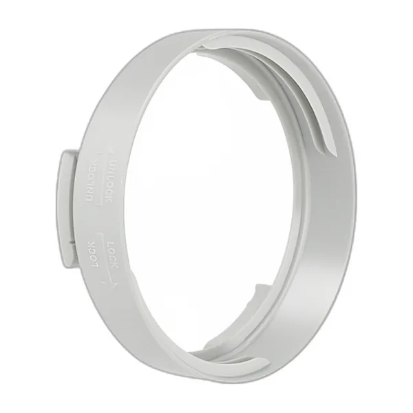 Raccord rond gris clair pour gaine d’évacuation de climatiseur mobile, diamètre 15 cm