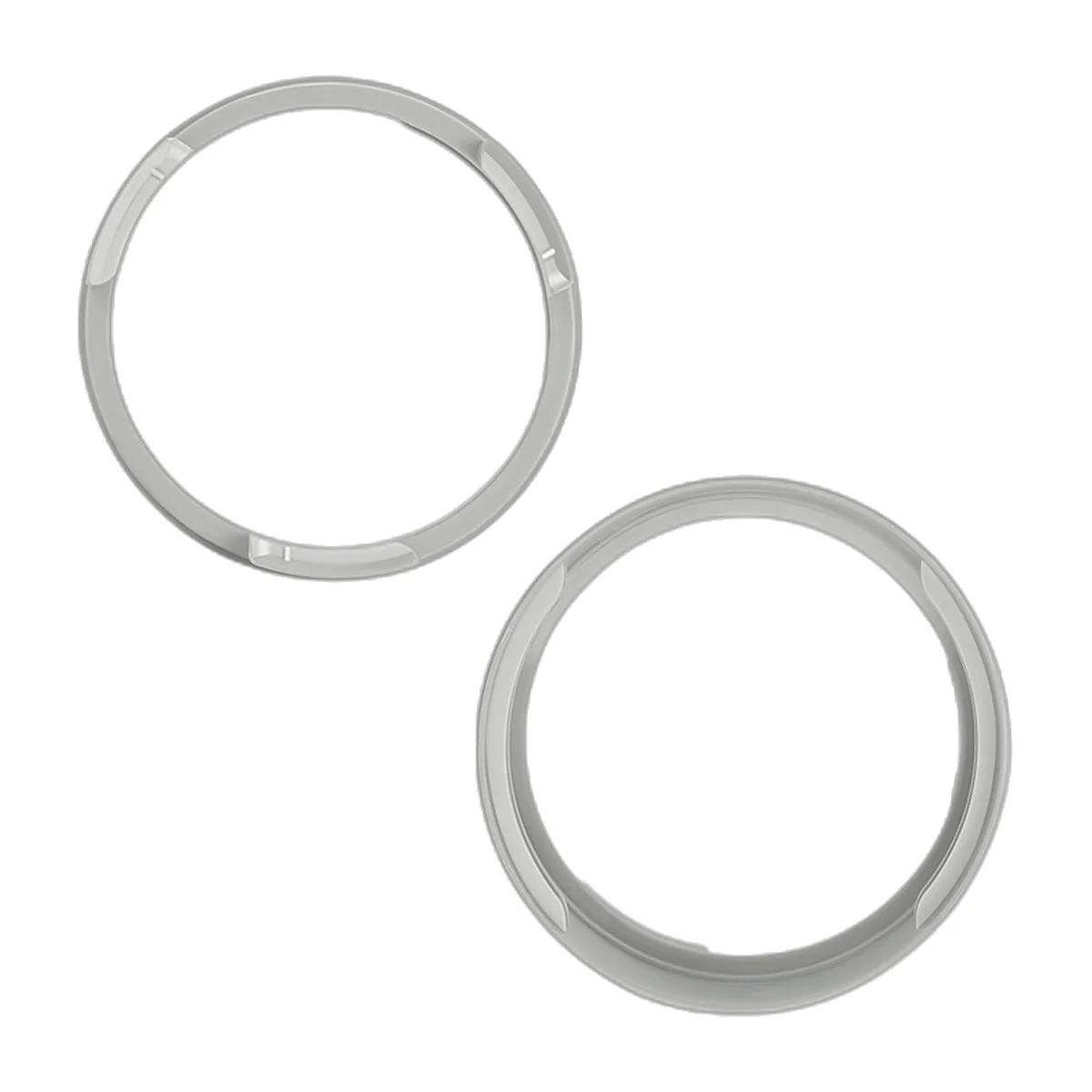 Raccord rond gris clair pour gaine d’évacuation de climatiseur mobile, diamètre 15 cm — vue 2
