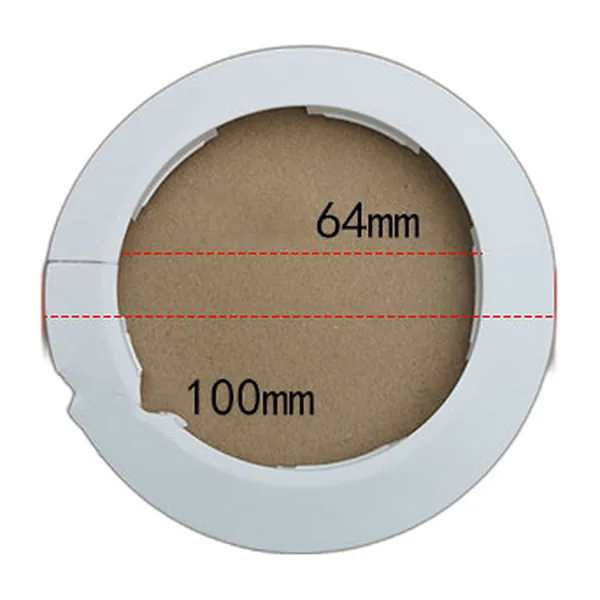 Cache-trou blanc pour passage de tuyau de clim : photo du produit