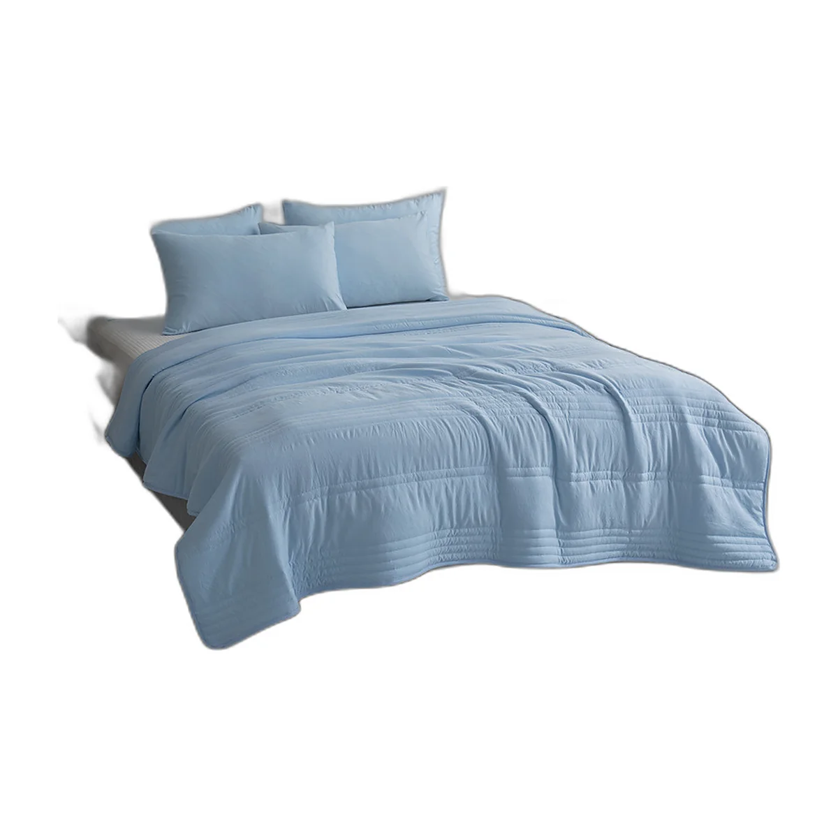 Couette d’été légère en tissu gaufré, 150 × 200 cm : photo du produit — vue 1