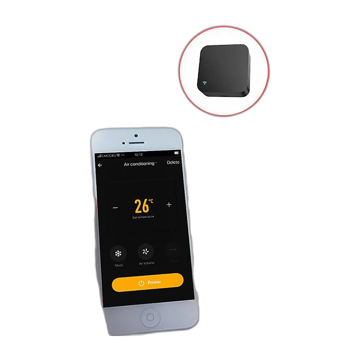 Mini boîtier infrarouge Wi-Fi compatible assistants vocaux : photo du produit — vue 2