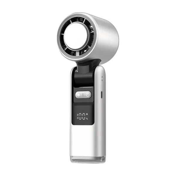 Mini ventilateur turbo à écran, 100 niveaux de vitesse, pliable : photo du produit