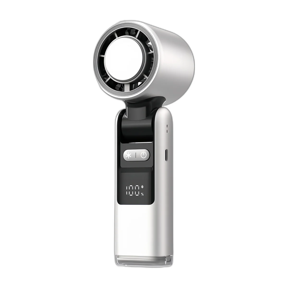 Mini ventilateur turbo à écran, 100 niveaux de vitesse, pliable : photo du produit — vue 1