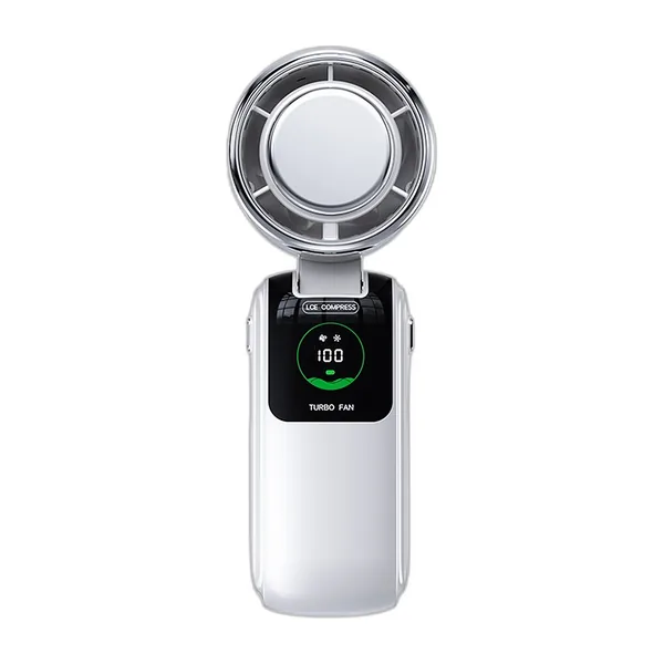 Ventilateur à main 4 000 mAh à moteur sans balais, pliable : photo du produit