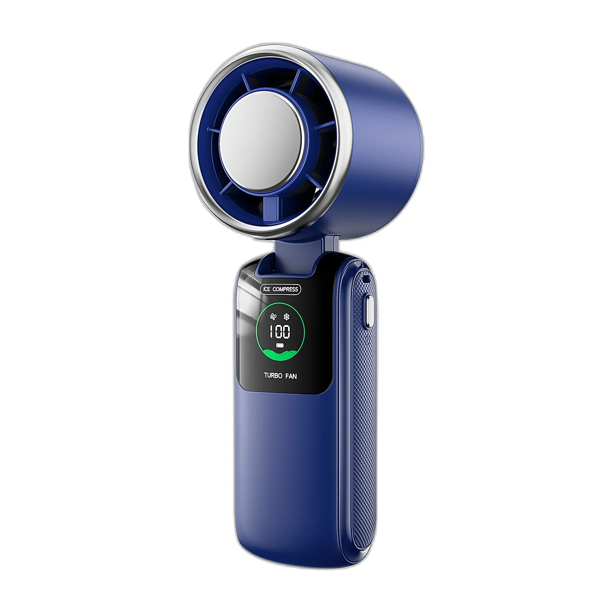Ventilateur à main 4 000 mAh à moteur sans balais, pliable : photo du produit — vue 2