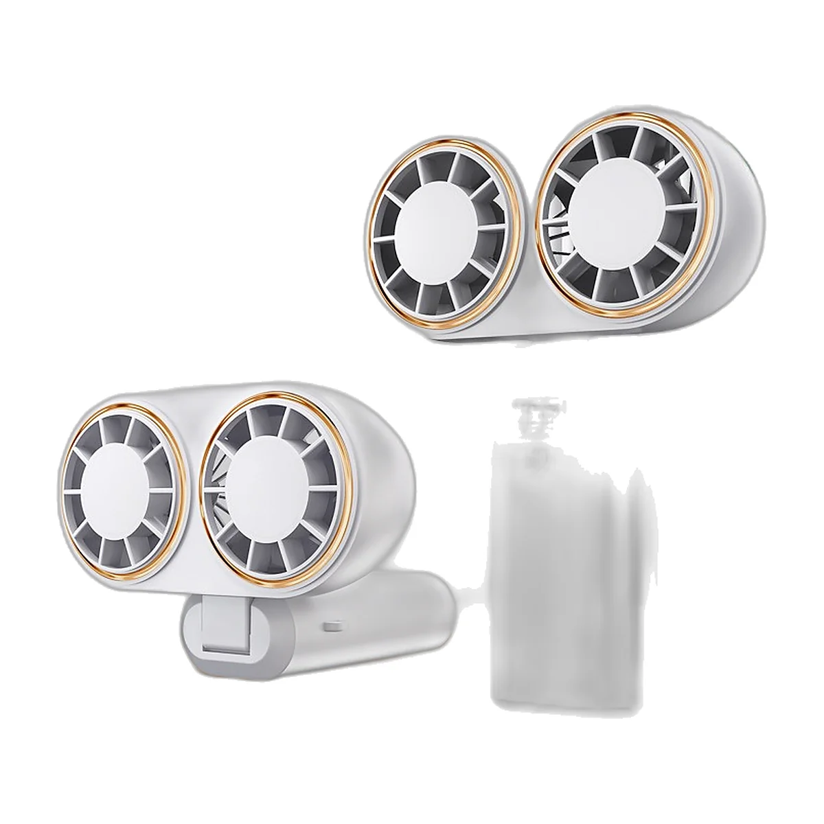 Ventilateur à main pliable à écran, 5 vitesses : photo du produit — vue 5