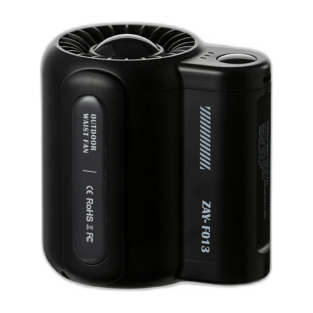 Ventilateur de ceinture sans pale 4 500 mAh, clip ou cordon : photo du produit — vue 2