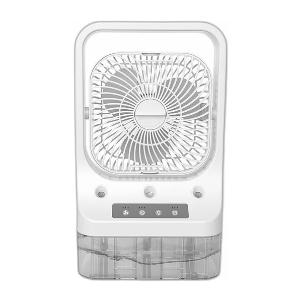 Ventilateur brumisateur de table à 3 buses, orientable 270° : photo du produit