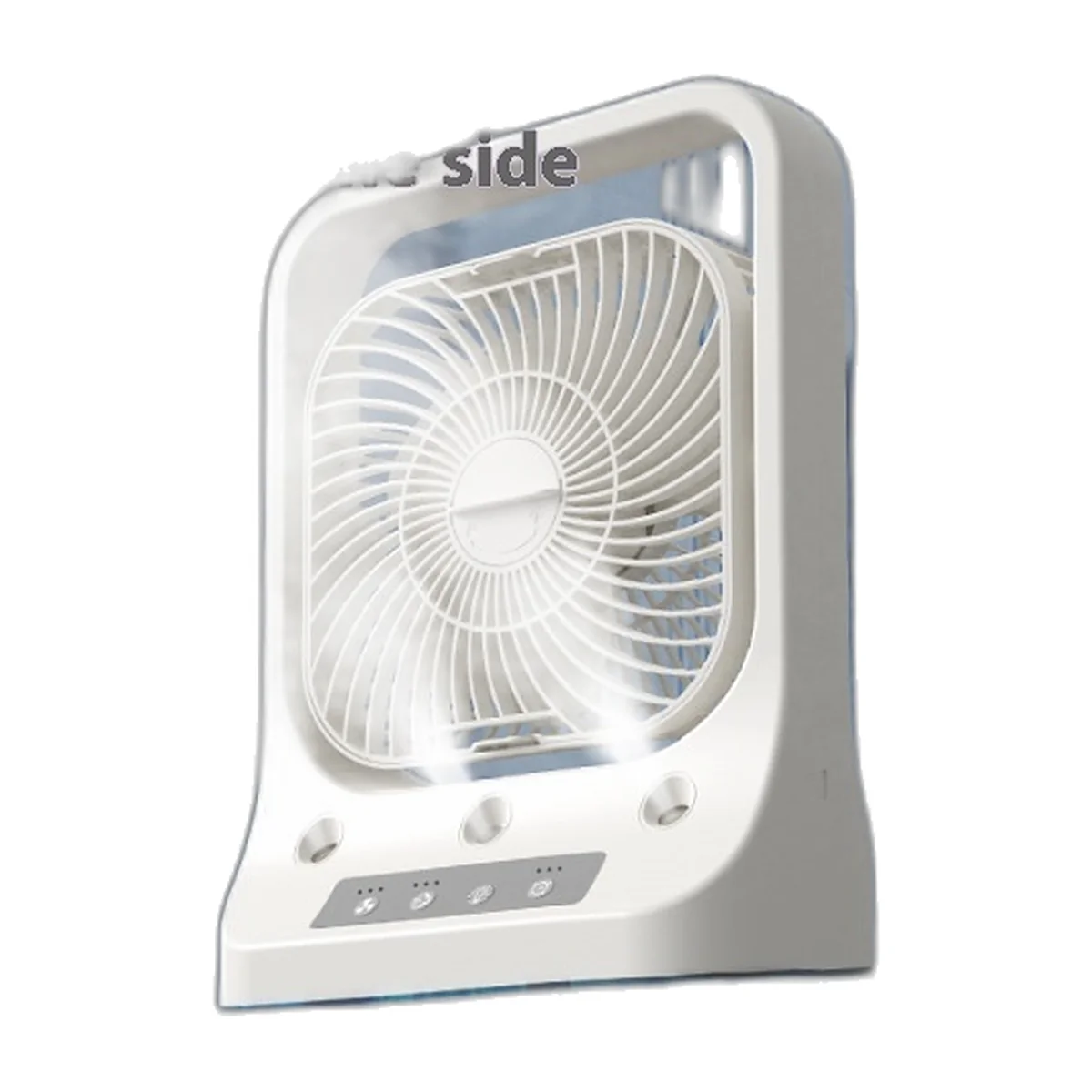 Ventilateur brumisateur de table à 3 buses, orientable 270° : photo du produit — vue 2