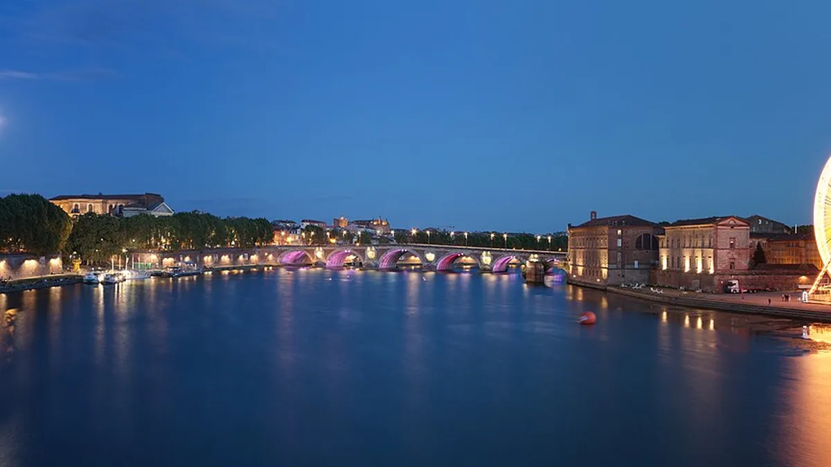 Toulouse : la Garonne depuis le pont Saint-Pierre